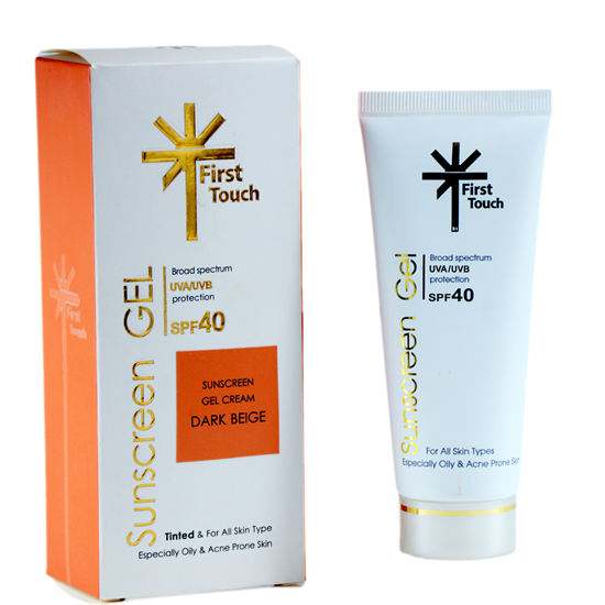 تصویر فرست تاچ_ژل کرم ضدافتاب spf40بژ م