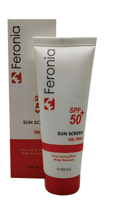 تصویر فرونیا_ضدآفتاب بیرنگ فاقد چربی spf50